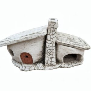 Imagen del frontal de la casa de los Picapiedra.