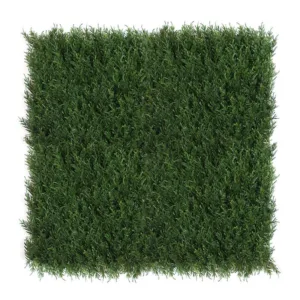 Loseta de Jardín Vertical Dense de 100x100 cm, mostrando una superficie de follaje verde artificial muy tupida y compacta con textura detallada.