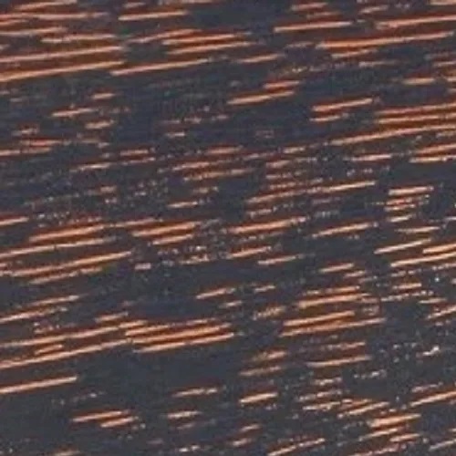 color_oxido_lineas Muestra de color Óxido. Tonos cobre/naranja y negro.